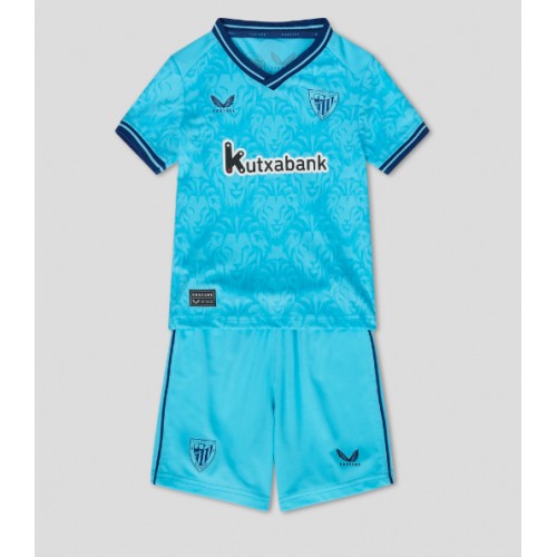Maillot de foot Athletic Bilbao Extérieur enfant 2023-24 Manches Courte (+ pantalon court)
